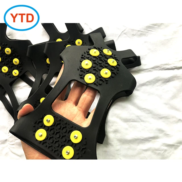 Противоскользящие Стрейчевые захваты для льда с 10 шипами