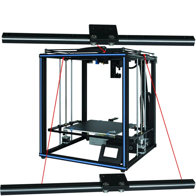 X5SA PRO 3.5 Inch screen filament extruder large build desktop metal high precision fdm 3d printer