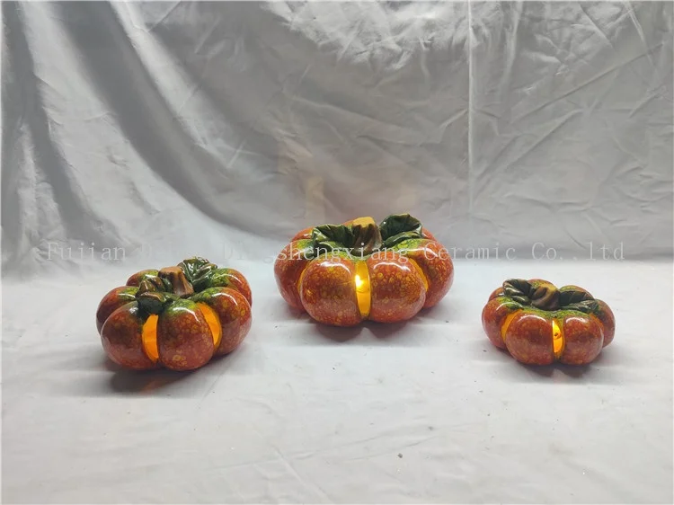Wholesale ceramic halloween pumpkin for Harvest Festival holiday