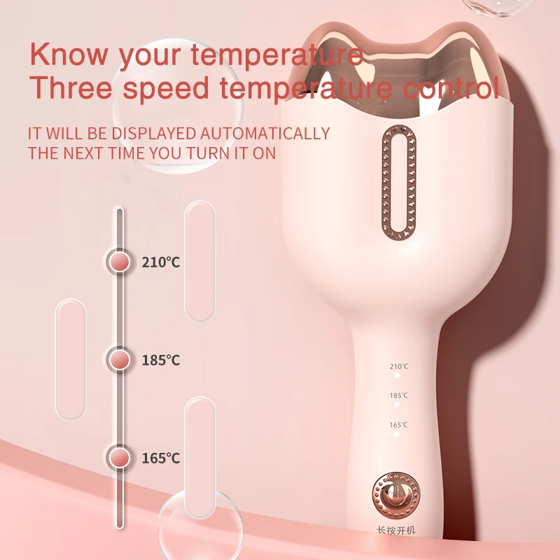 Large Volume Korean Hair Curler Three-Gear Temperature Regulating Anion Technology for Household Use