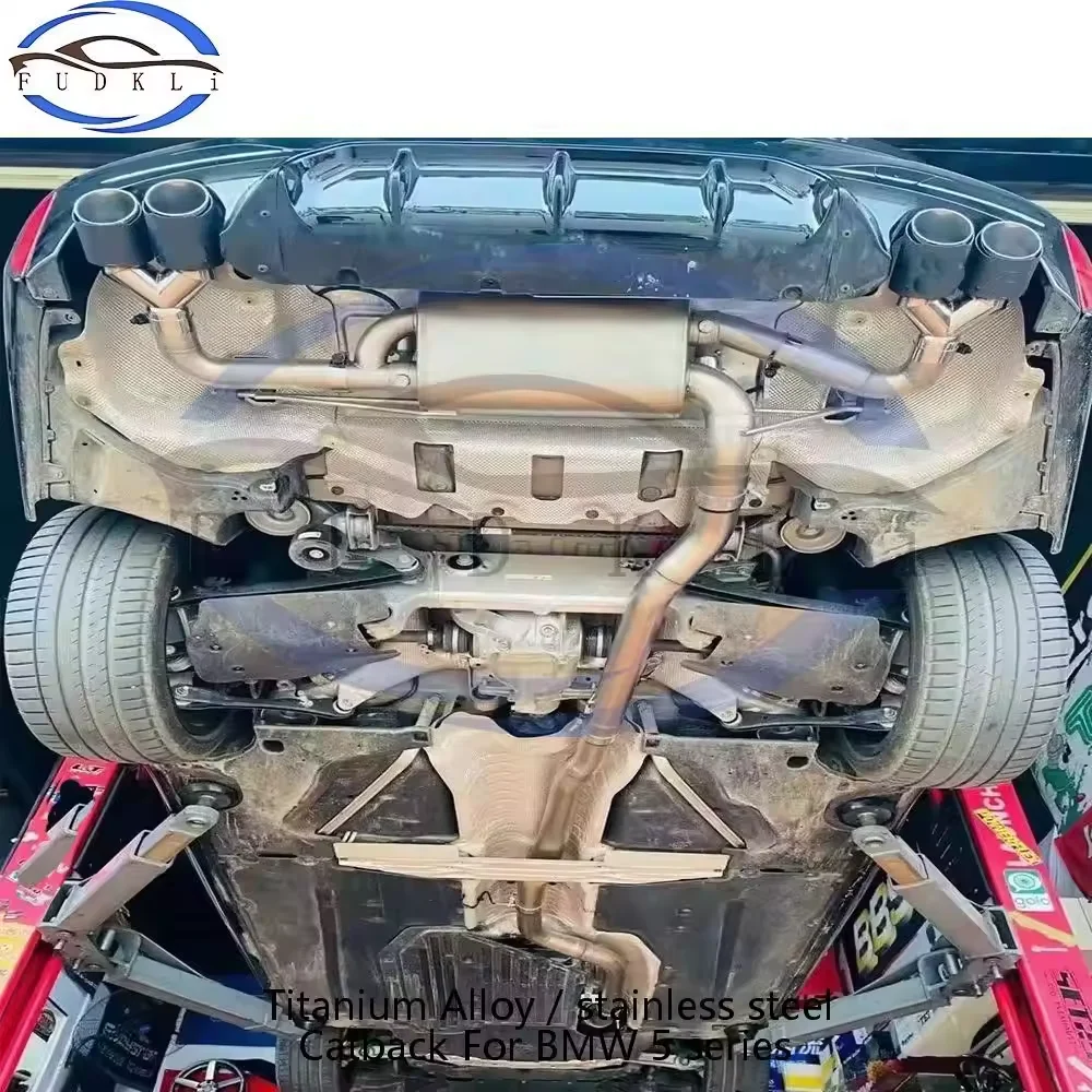 Custom 2.0t/3.0t Titanium G30 G38 530 540 Catback Exhaust For Bmw 540i B48 Catback Exhaust Pipes Muffler Escape