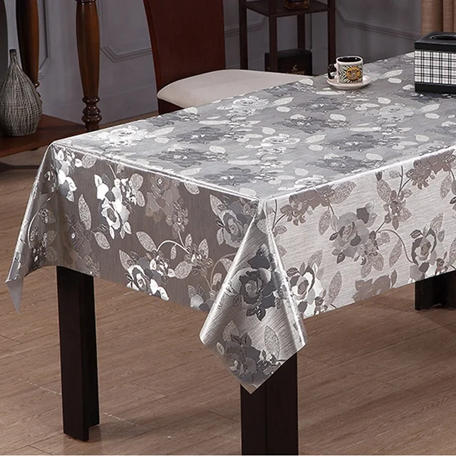 RNPT PVC  tablecloth heat resistant oilproof waterproof  PW274-035-C