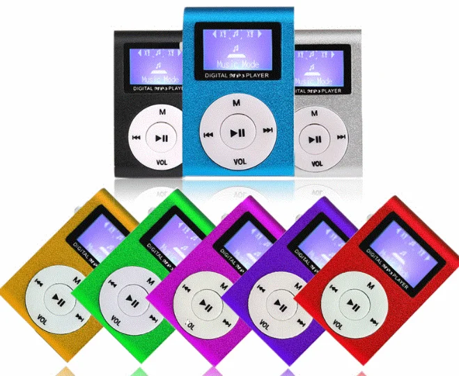 Лидер продаж высококачественный MP3-плеер со слотом для TF-карты и ЖК-экраном металлический
