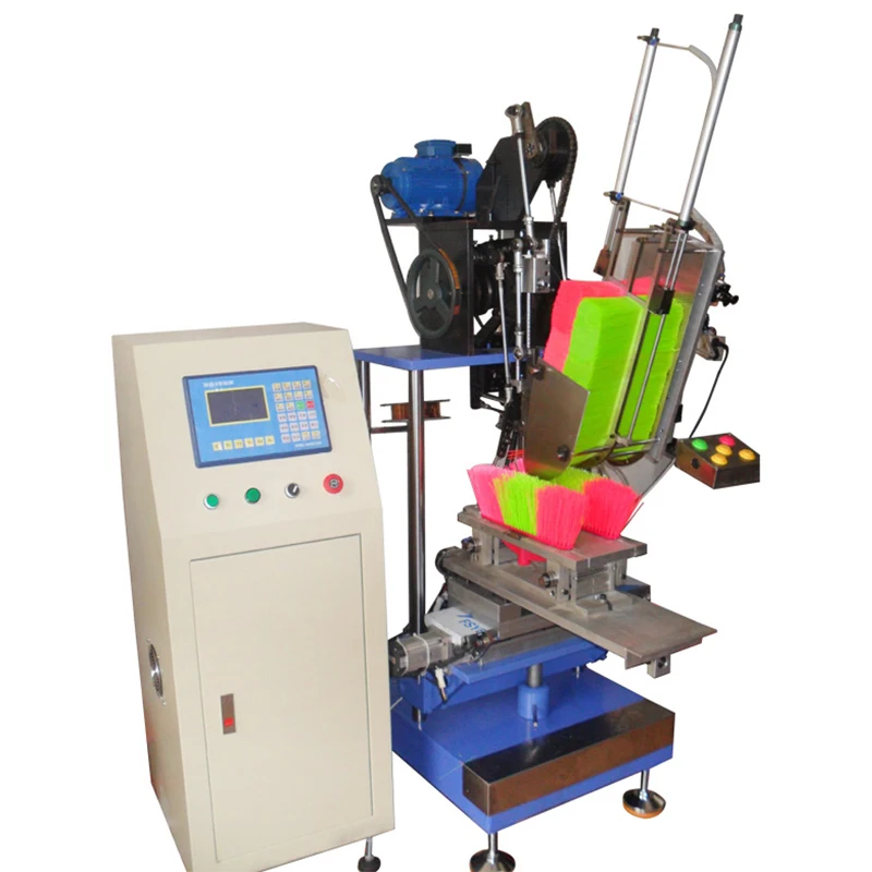 Automatic High-speed Feeding System Plastic Broom Making Machine  Brush Hair Planting Machine