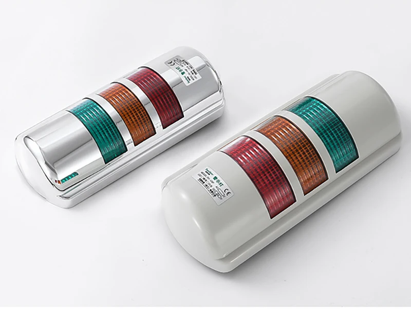 Hot Selling Wall Mount LED 24V 220V Steady Flashing Light Buzzer Warning Light for Mechanical Equipment