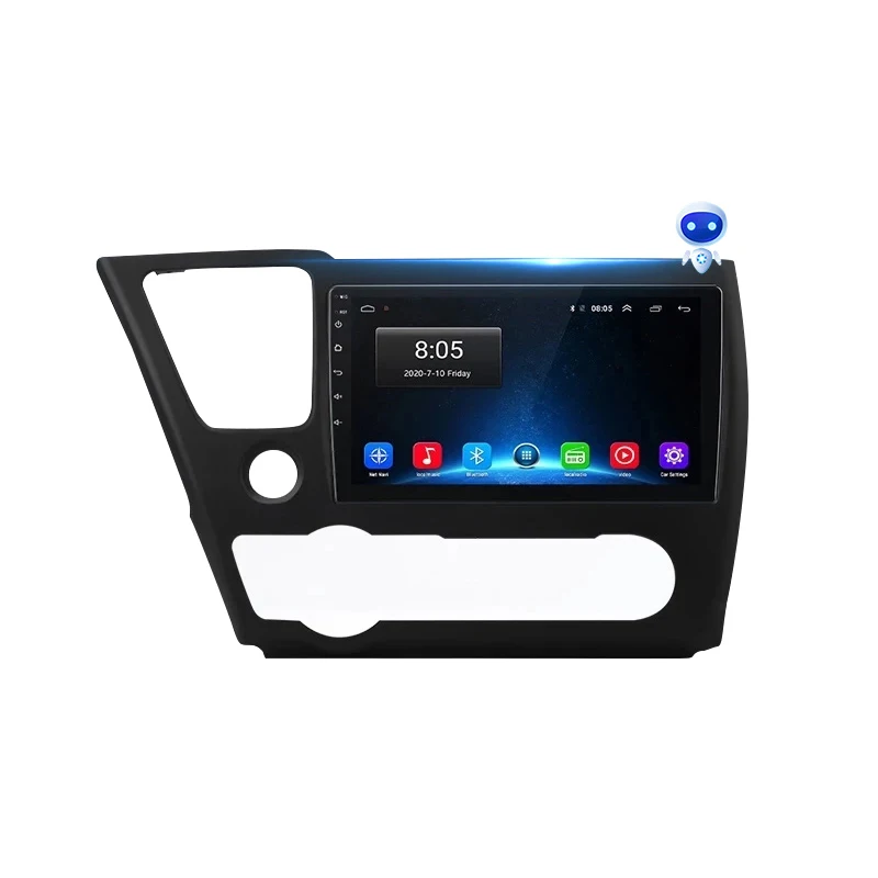 CarPlay Android 10 4G+64G Car Radio Multimedia Player For Honda Civic 4d 9 2013 - 2016 GPS no 2din 2 din dvd