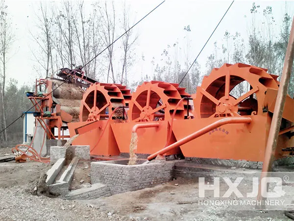 Mining Silica Good Quality Sand Washing Wheel Bucket and Sand washer
