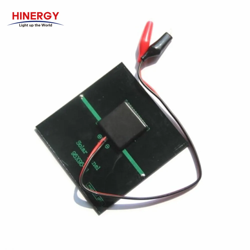 Hinergy зажим крокодил 5V 5 V 6V 9V 12V Индивидуальный Мини комплект солнечных панелей для