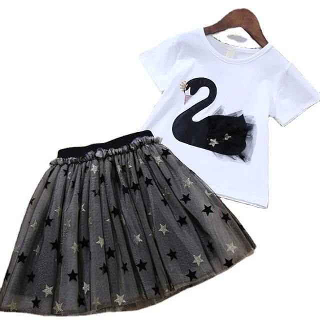 Summer Pink Outfit Clothes Children Set Girl Cute Clothing Sets 123 Cotton for Girls Club Outfits For Girls