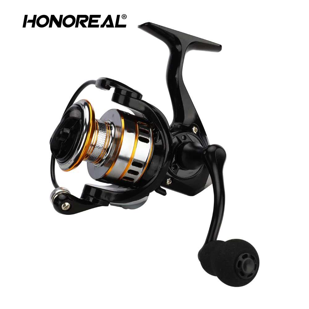 HONOREAL  Fishing Tackle Left/Right Hand Light 5.2:1 Gear Ratio Metal Spool 1BB RY Series  spinner reels Spinning Fishing Reel