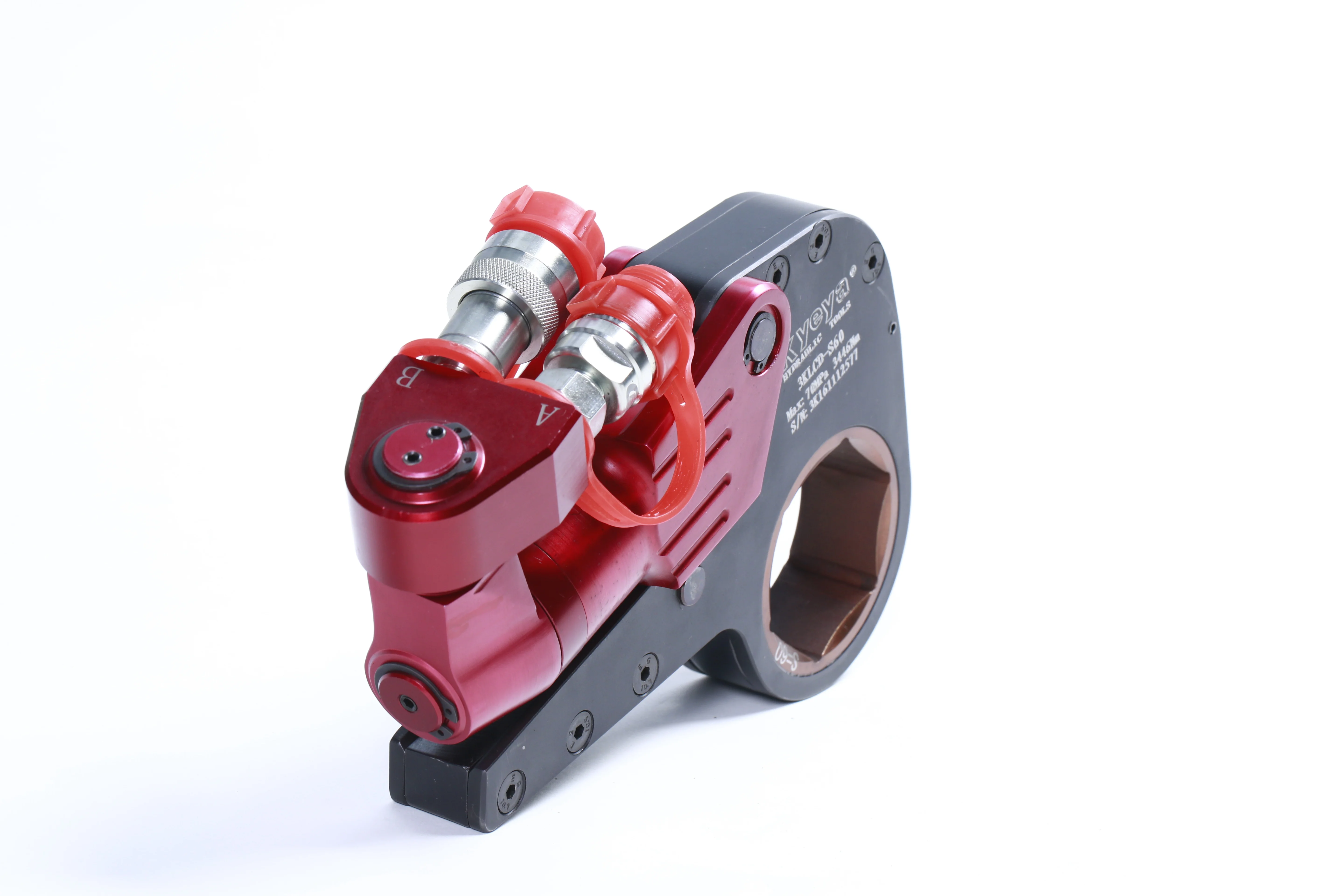 Steel Material JND series Split Type Hollow Hydraulic Hexagon Cassette Torque Wrench