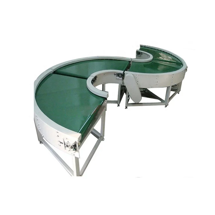 Factory high quality Size and color customization available 90 degree turning belt conveyor