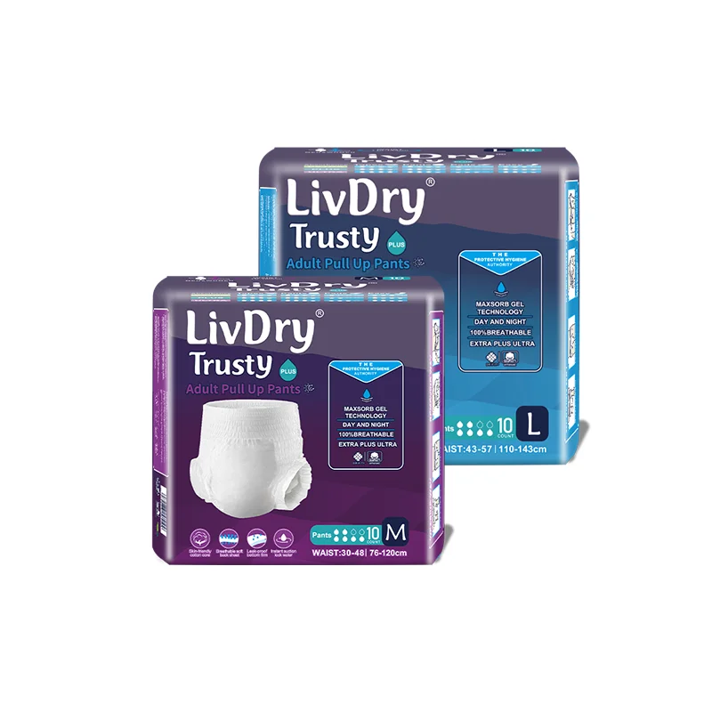 Disposable Adult Diapers Adult Pull Up Diaper Pants OEM All Sizes Panties Wholesale Diaper for Old Men