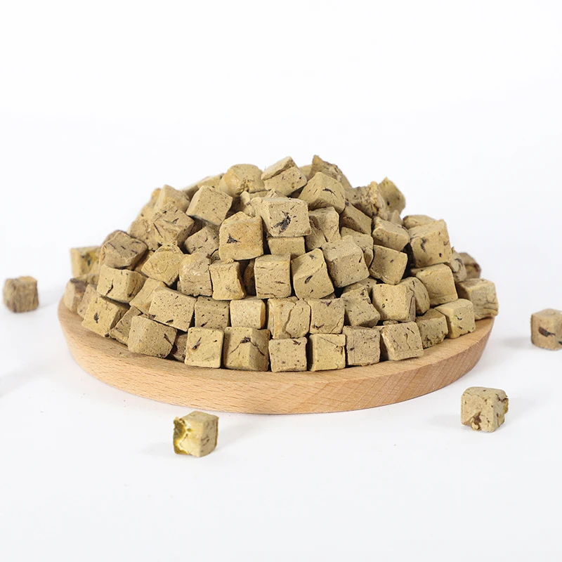 Hunan Peto High Quality Pet Food Freeze Dried Chicken Liver Cubes Snack Training Reward for Dog and Cat