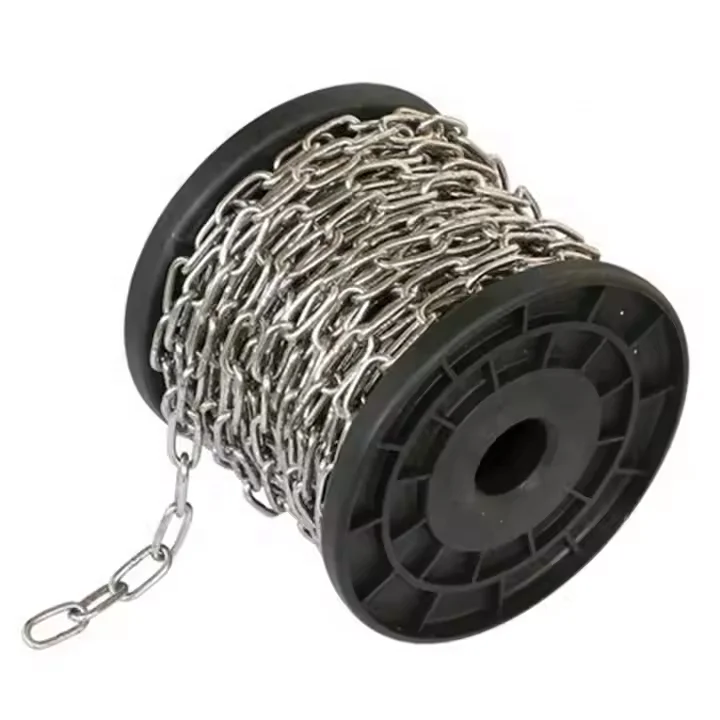 DIN763 766 Hot Sale Short Long Round Link Chain Machine Customized Factory Price