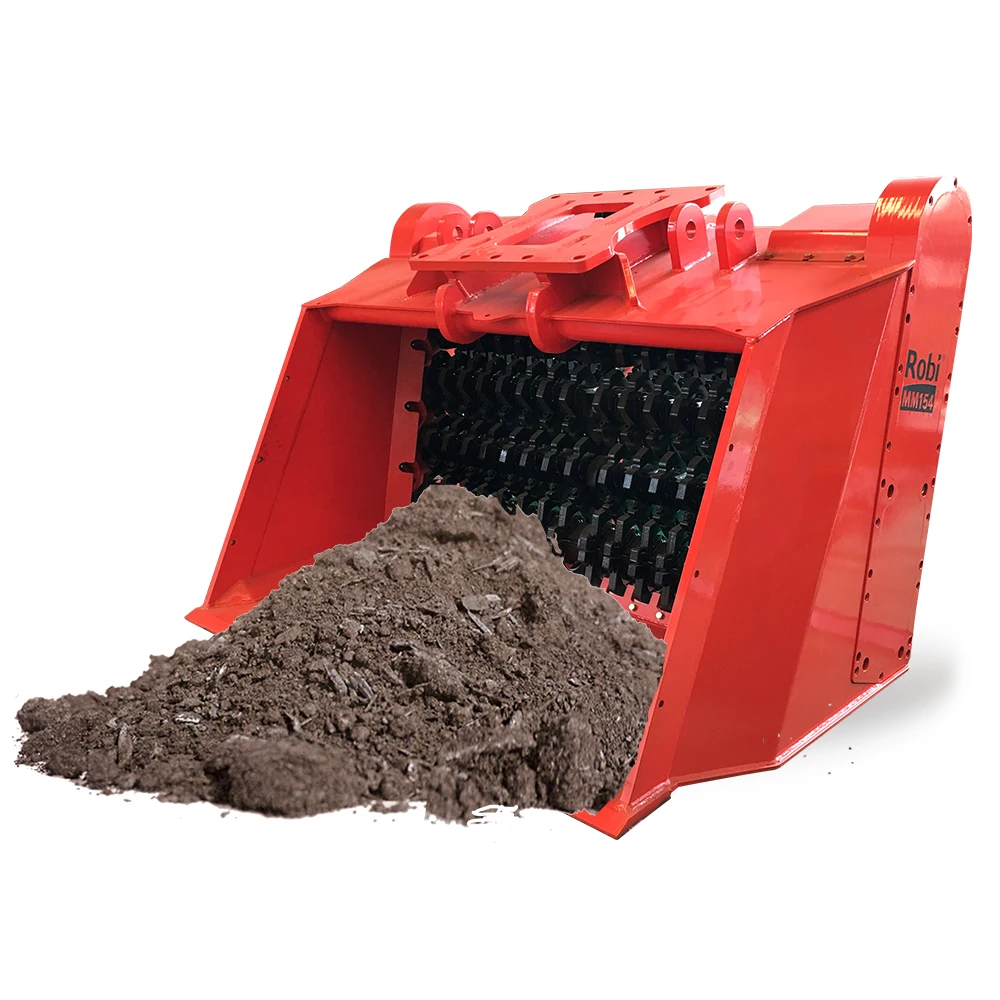 MONDE Star Product Hydraulic Crushing Screening Bucket ROBI SHREDDER Screening for 30ton 35ton 40ton 45ton Excavator
