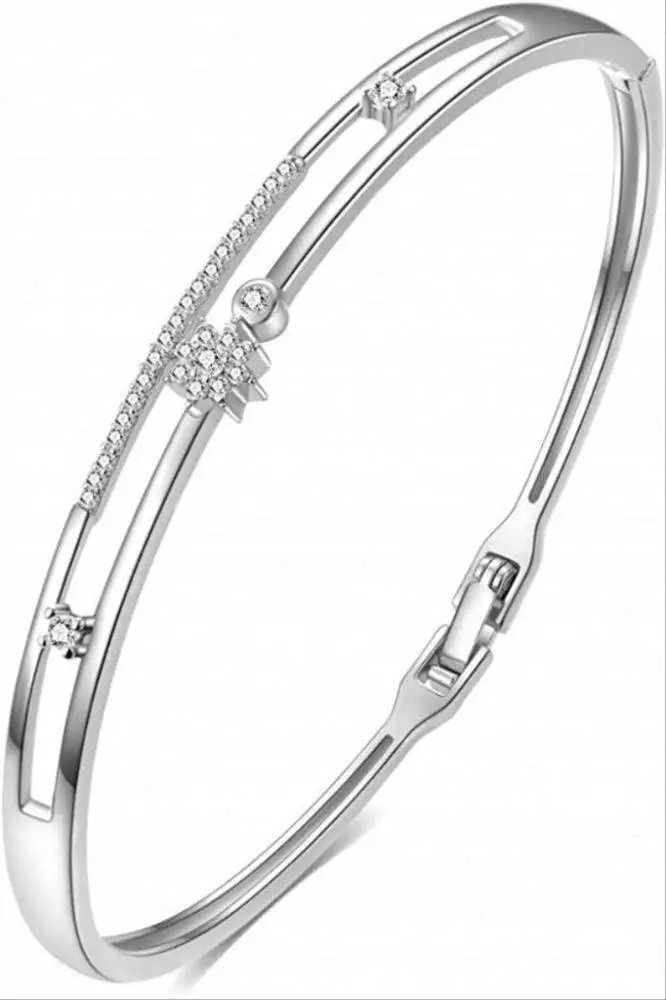 18K Gold Plated Bangles Bracelets For Women