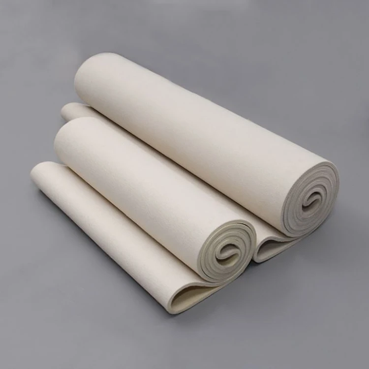 custom 3mm 5mm 10mm thick industrial pressed wool felt 100% industrial white wool felt fabric