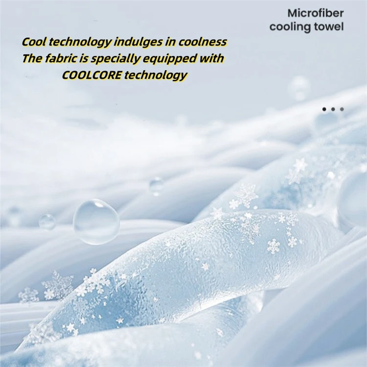 Quick Dry Camp Towel Super Absorbent Cool Towels with Portable Creative Silicone Case for Gym Beach Sport Travel