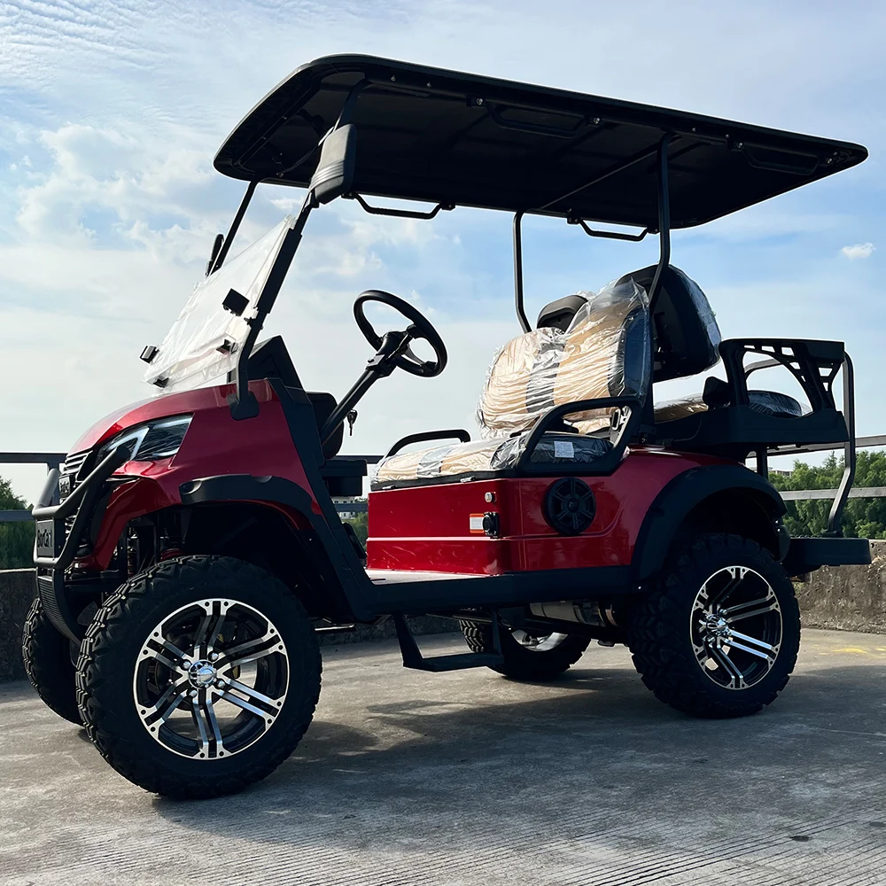 2024 Borcart Oem Odm Luxury Electric 4 Seater Golf Cart Carrito De Golf Sightseeing Golf Cart Off Road Club Car