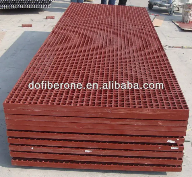 fiberglass grating frp grating grp grating pultrusion 25-30-38-50mm T I-bar