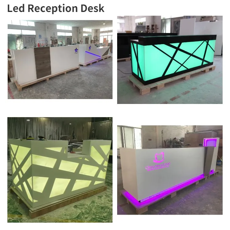 led reception desk