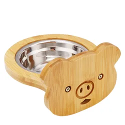 HANDOU Manufacture Direct Sale OEM Ceramic Pastel Pet Bowl  Custom Pet Food Water Feeder Bowl With Support For Dogs Cats