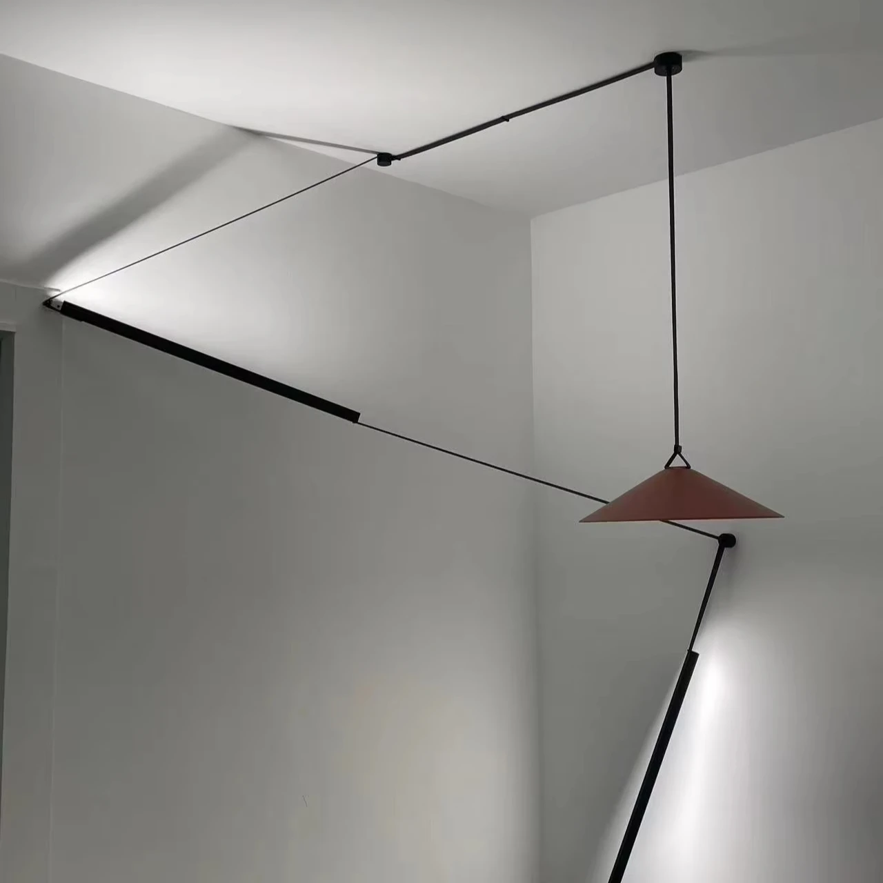 Vandolite high-end decorative lights modern pendant light track belt for apartment building