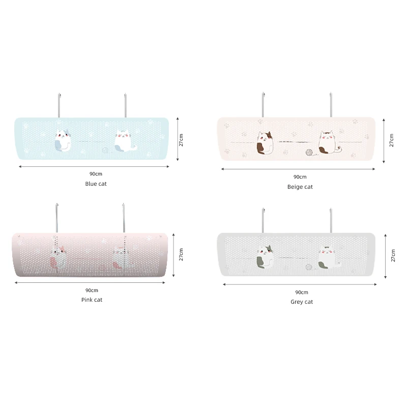 Modern 180 Degree Adjustable Air Conditioning Wind Shield Anti-Straight Blow Air Guide Cover for Wall Use