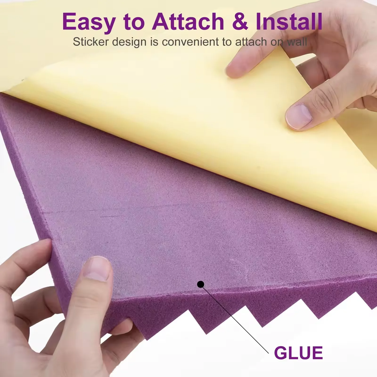 acoustic foam high density acoustic foam panels 30*30*5cm bass trap self adhesive acoustic panel  12packs/24packs