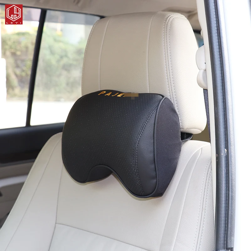 
Memory foam headrest black Car modification Memory cotton High quality wholesale for Mitsubishi Pajero V97 v93 v98 v95 v87 