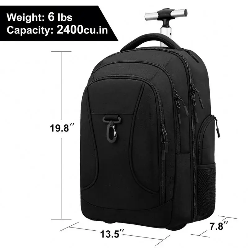 Wheeled Laptop Backpack Trolley Rucksack