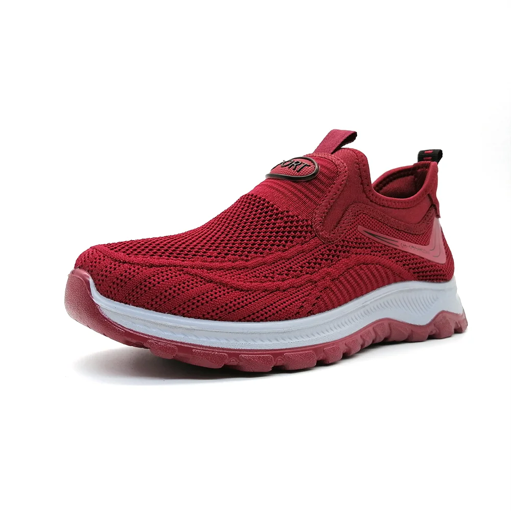 
2 Pairs To Buy Sports Shoe High Quality Upper Knitted Fabric Mesh Casual Sports Shoes For Unisex 