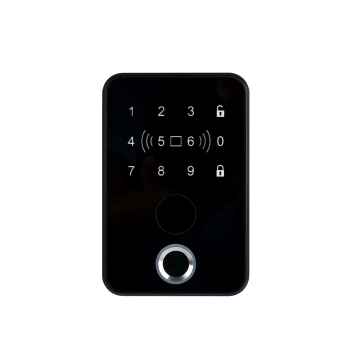 Code Smart Door Lock Mechanical Key Lock USA Cylinder Lock with Finger Print Scanner