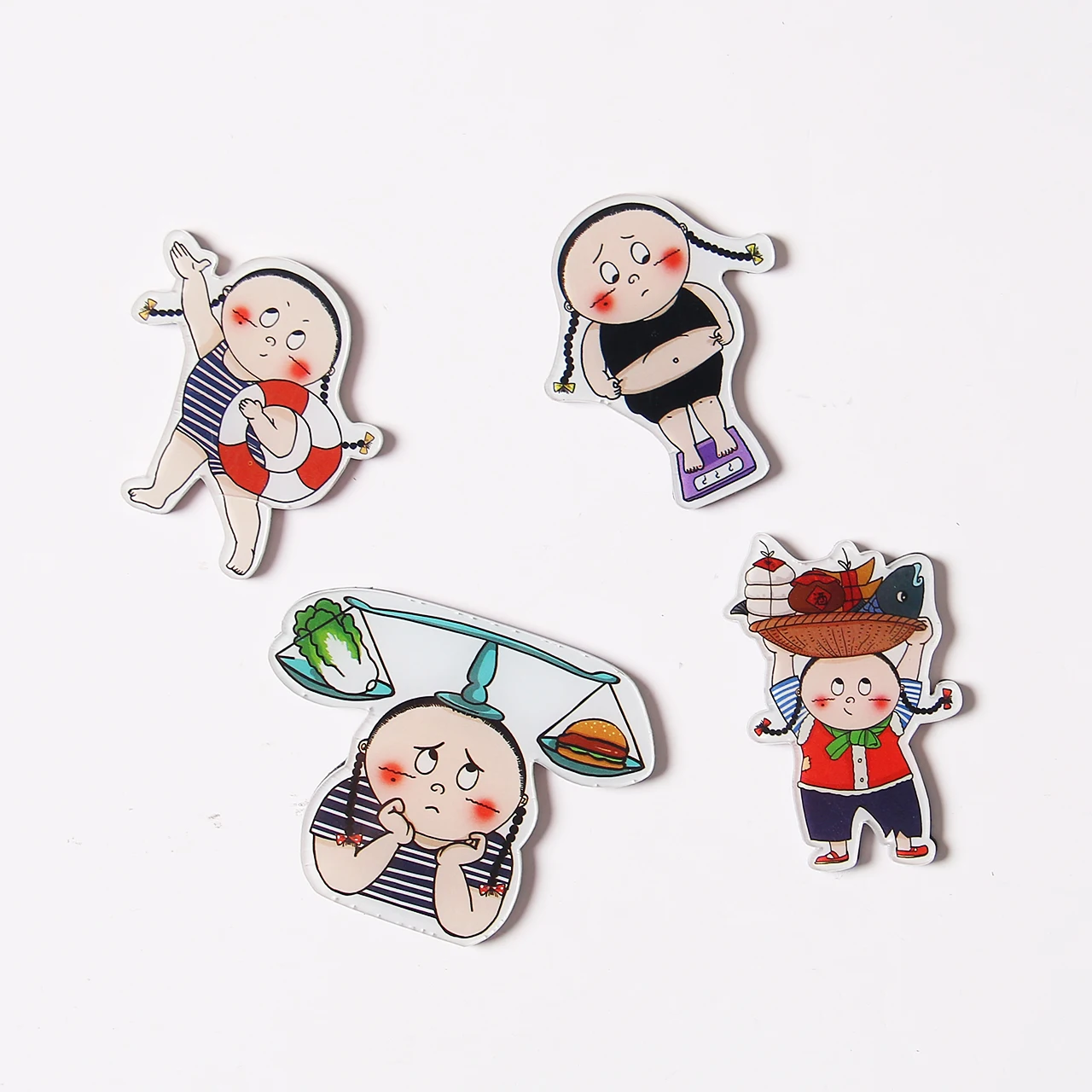 Hot selling factory customized OEM Acrylic fridge magnet Sticker for promotion souvenir gift home Decorate