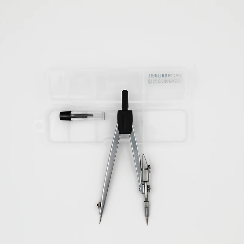 Metal School Stationery Drawing Tool Drafting Compasses Set stationery wholesale
