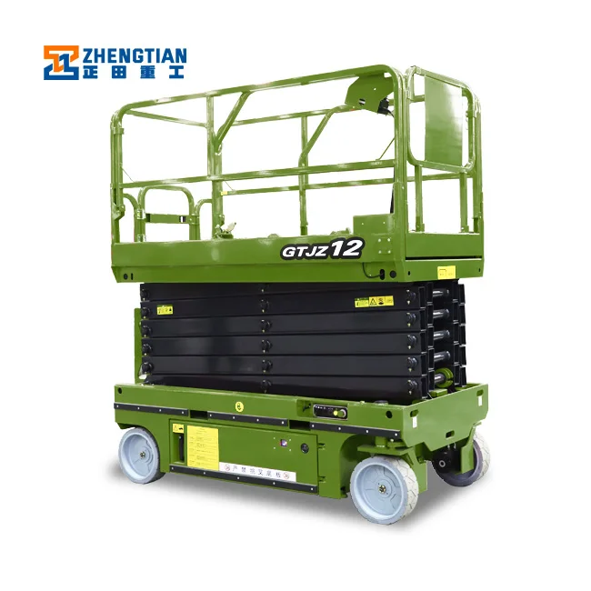 200kg 500kg 8m 10m12m 14m Scissor Lift Platform 6m  Self Propelled Electric Scissor Lift