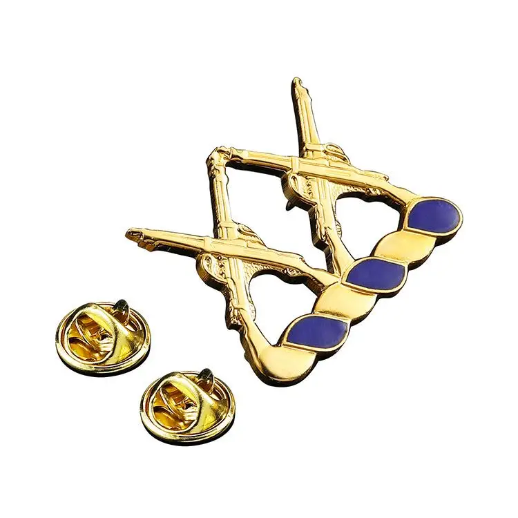 High Quality Modern Embossed Metal Badges Custom Printed Name Badges Alloy Pins Die Cut Engraved Style Fashion Model Carving