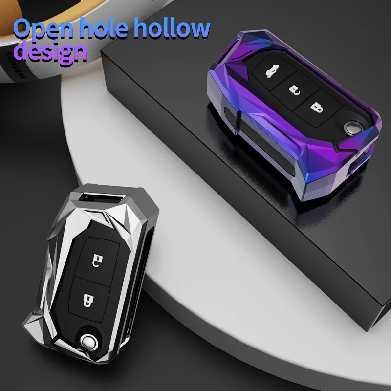 Luminous Zinc Alloy Car Key Fob Case Cover Holder for Nissan for Infiniti QX56 G37 M56 QX70 QX60 Accessories Key Cover