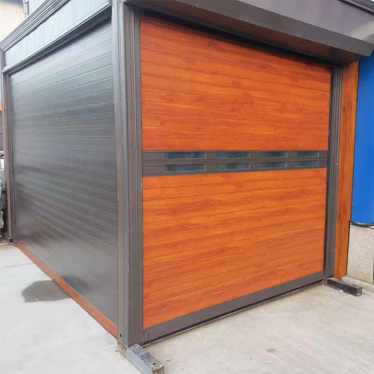 custom Commercial soundproof storage door container door manual metal steel interior roll up garage door