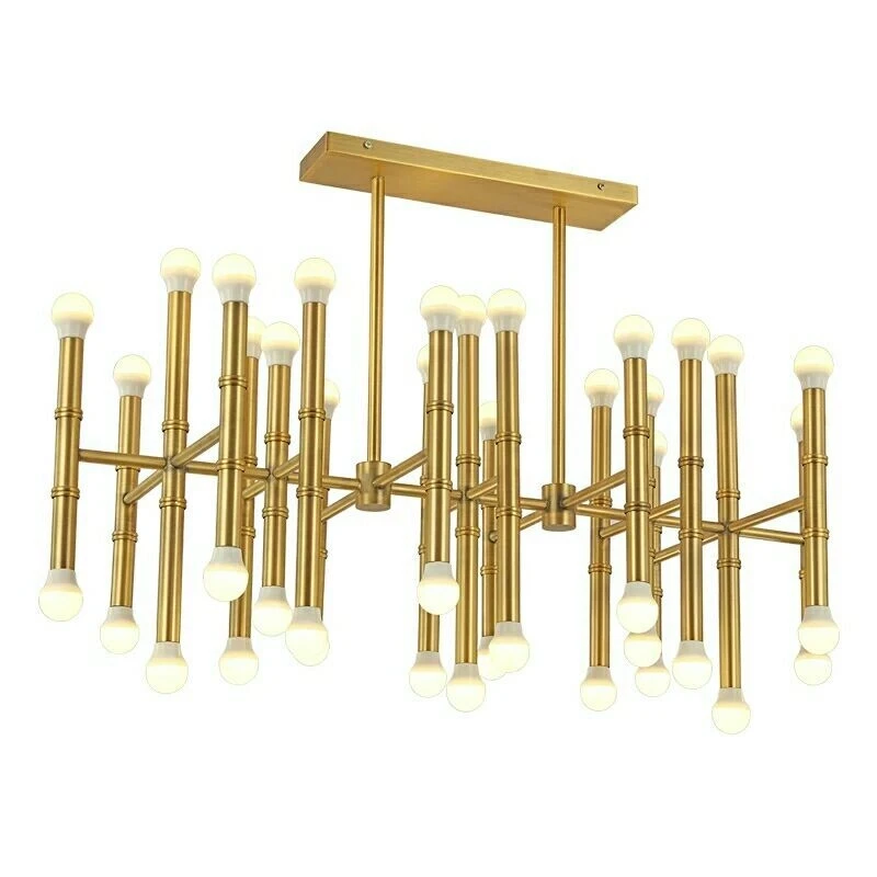 Led Chandelier Crystal Pendant Glass Balls Ceiling Light Nordic Lamp Lighting Home Drpot Tube Depot Parts Strip