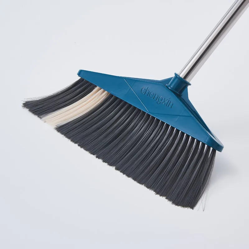 wholesale indoor red supplier bathroom threaded clean foldable dust free hand magic scrub broom brooms in china with handle