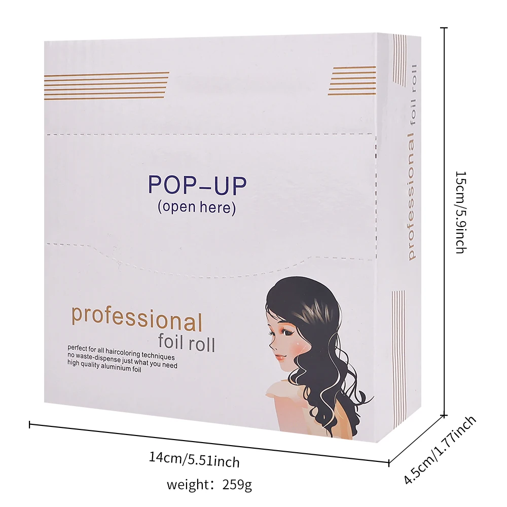 Barber lover hair salon foil perm paper 200 Sheets for Dyeing Hair