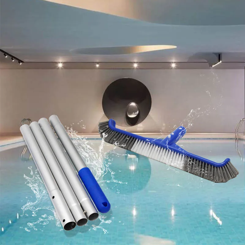 Best Vinyl Liner Pool Brush Quality Assurance Leaf Skimmer with Wheels and Brushes for Pool