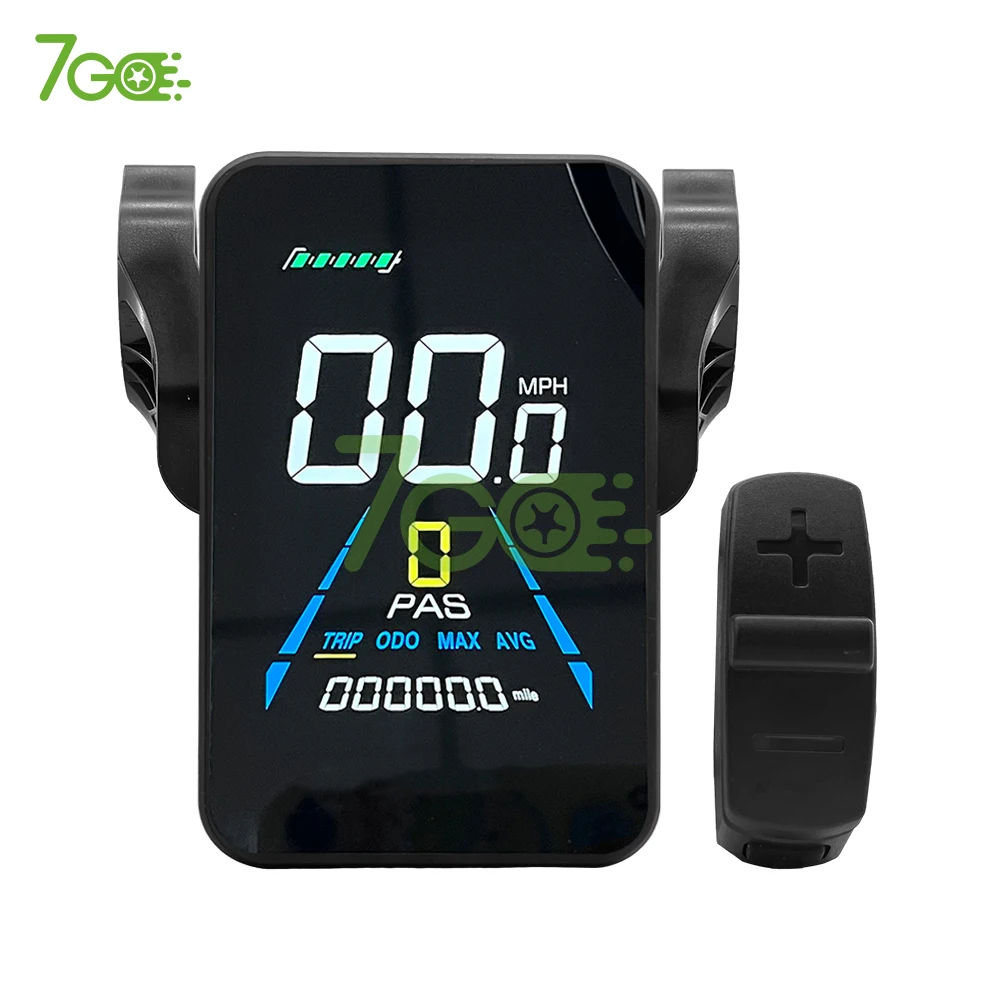 Electric mountain e bike scooter bicycle Color  LCD  5 gears speed control instrument meter display
