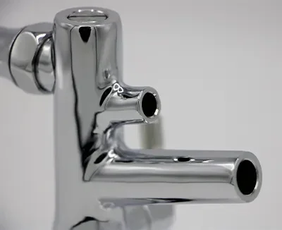 GB Beer Brass Double Mouth foam reducing Beer Tap with flow control  For Bars And Restaurants