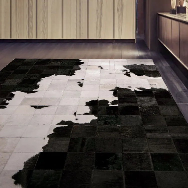 Hot Sale Cow Leather Carpet Cow Hide Rug Modern Rugs