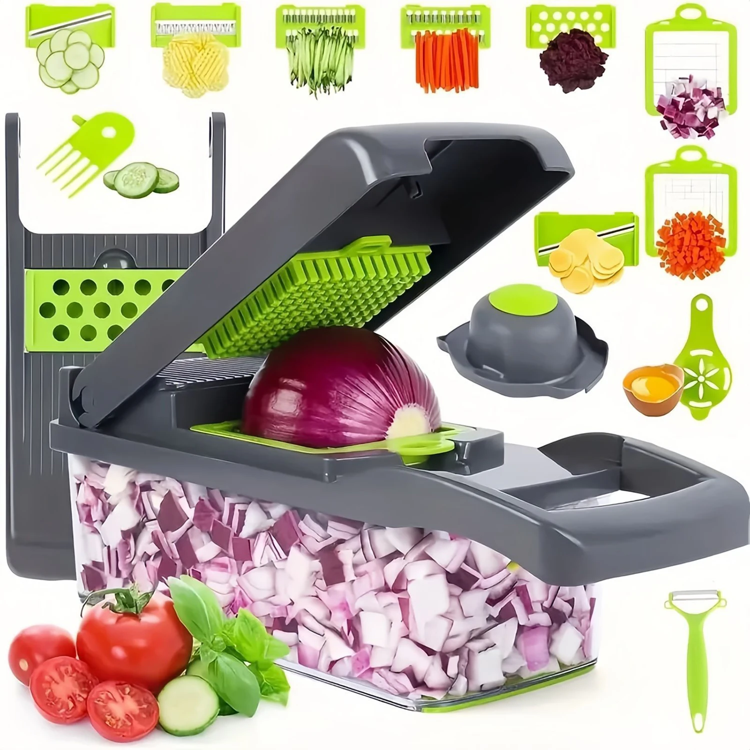 Widely Used Superior Quality Food Chopper Stainless Steel Veggie Chopper