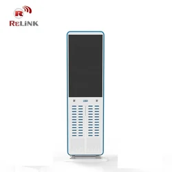 Big LCD Screen Public 24 Slot 48 Slot Power Bank Rental Kiosk Station With Credit Card Payment