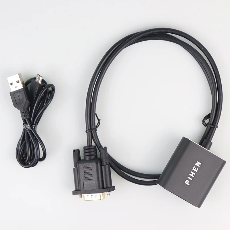 New Arrival VGA Male To HDMI Female With 3.5mm Audio Cable & Power Supply 1080p VGA To HDMI Adapter Converter